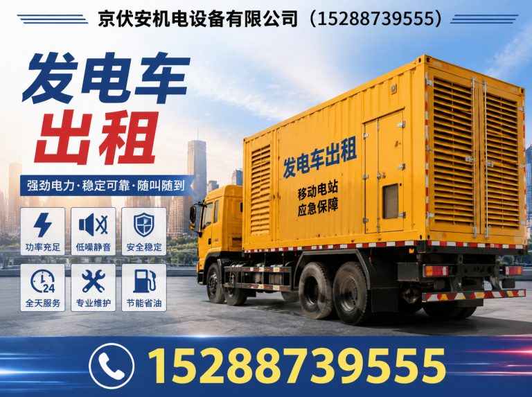 石河子发电机租赁展示图